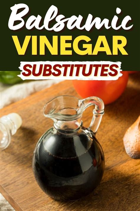 balsamic vinegar substitute for marinade.